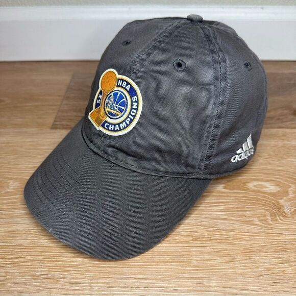 Adidas Golden State Warriors 2017 NBA Champions Adjustable Hat - Picture 3 of 11